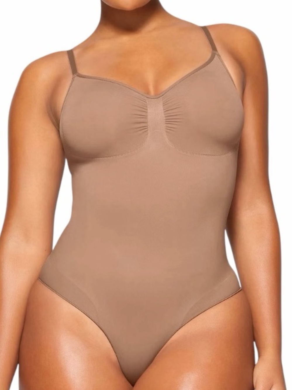 SKIMS Sculpting Brief Bodysuit Snaps Sienna L/XL Shapewear Nude
